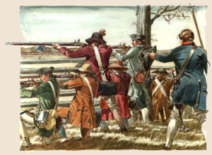 Militia firing