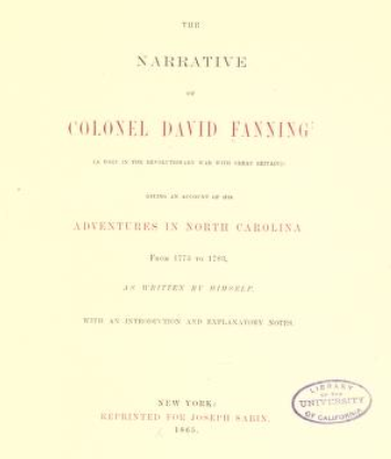Cover of David Fanning's memoir