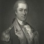 Painting of a man in a fancy military uniform with epaulets
