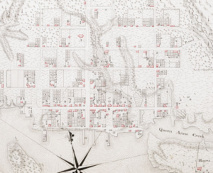 Old map of Edenton