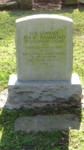 Photo of a tombstone