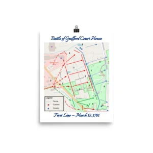 Print with a battle map